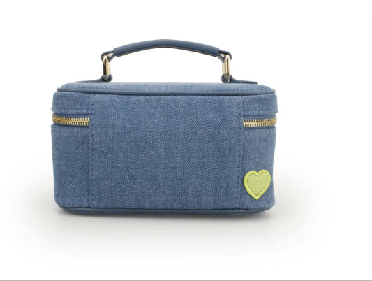 Blue Denim Vanity Bag