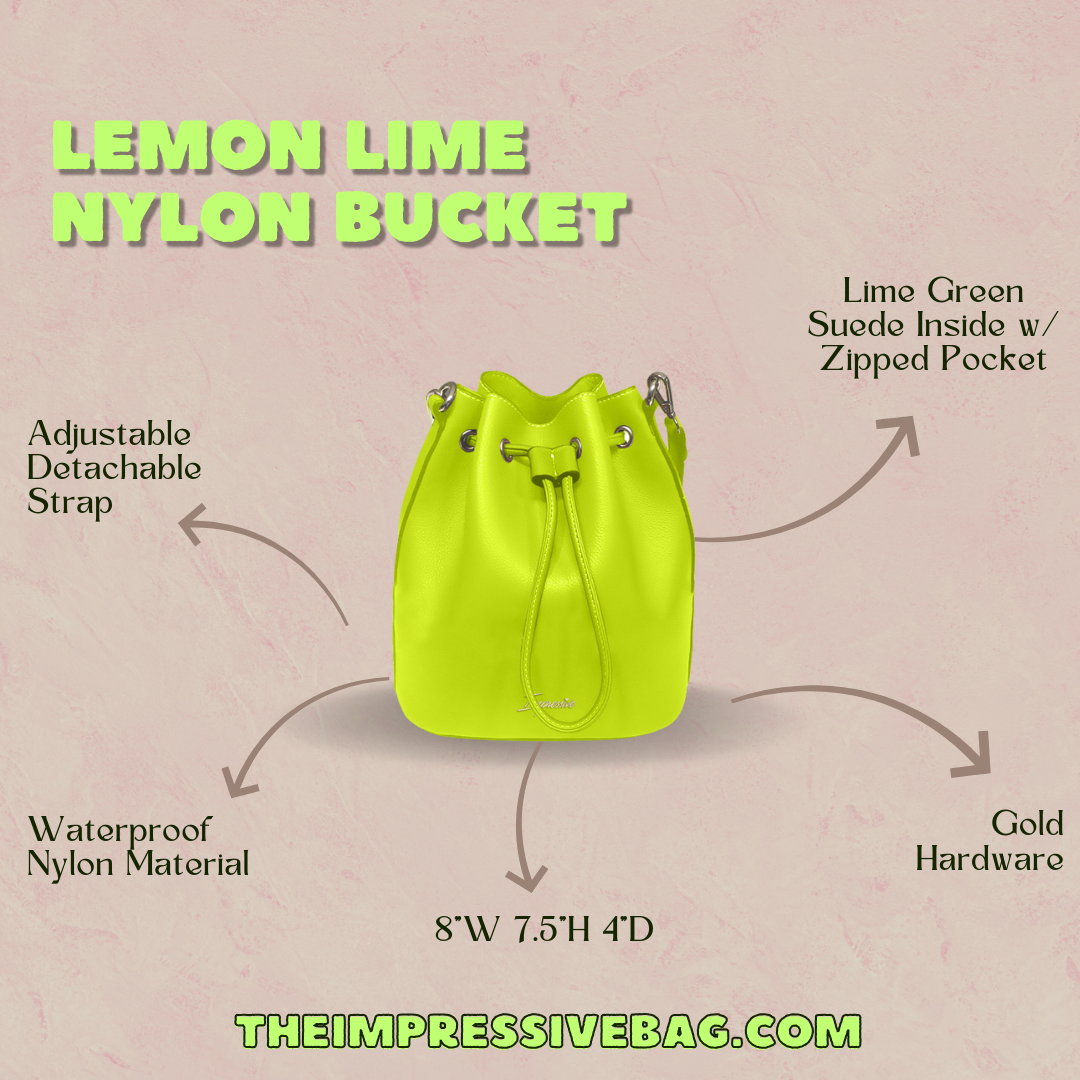 Lemon Lime Nylon Bucket