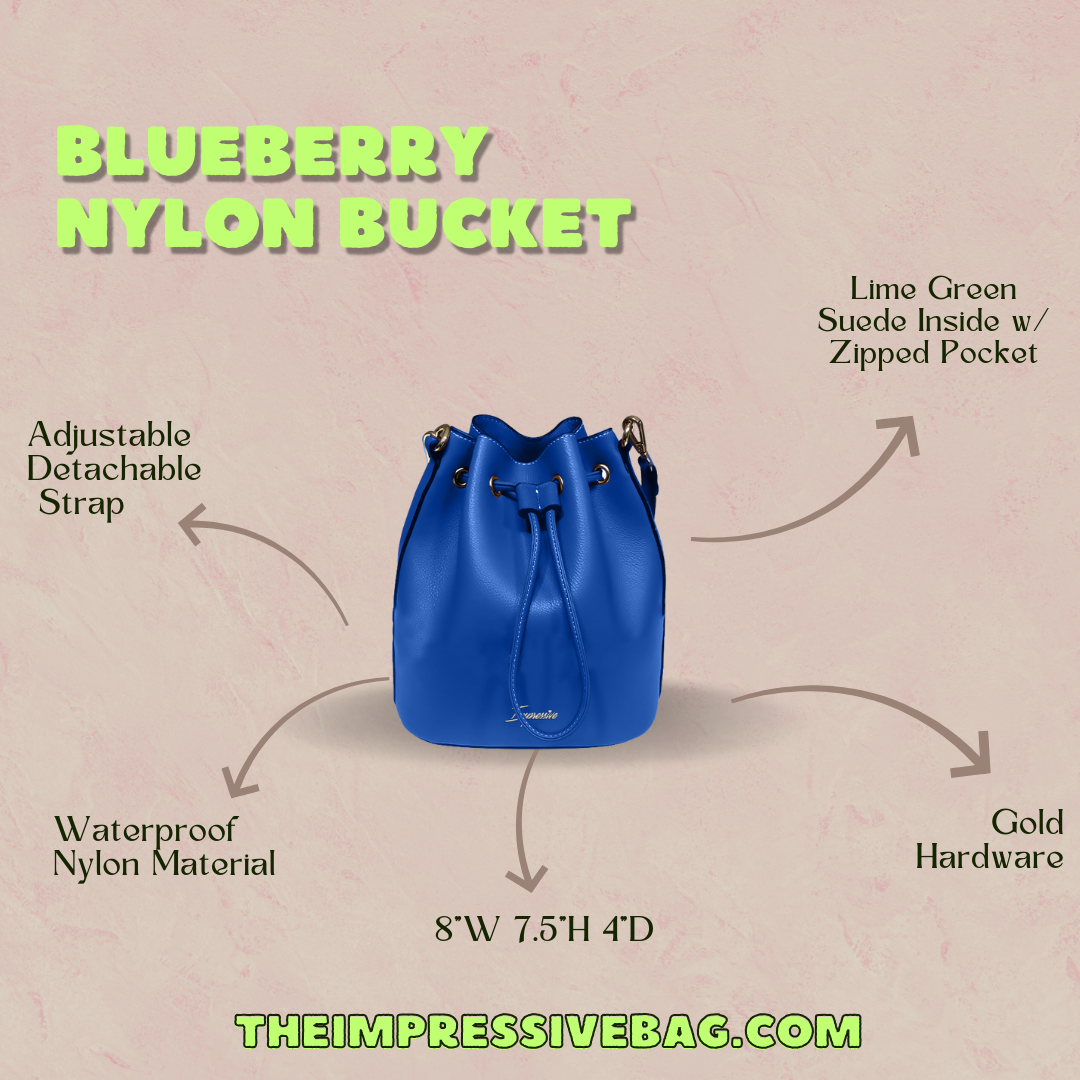 Blueberry Nylon Bucket