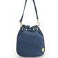 Blue Denim Bucket Bag
