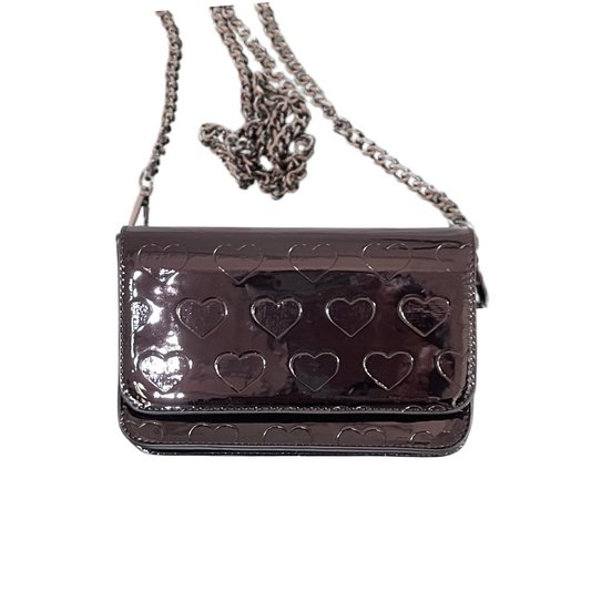 Black Patent Clutch Crossbody