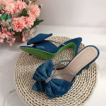 The Denim Bow