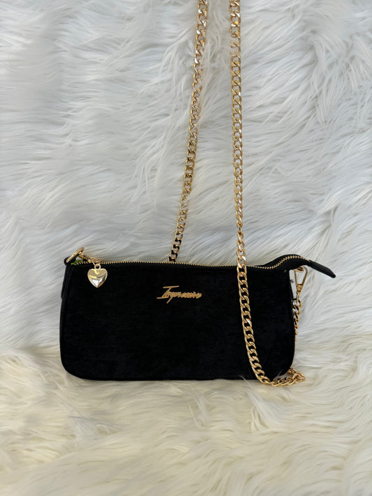 That Girl Negra Corduroy Bag