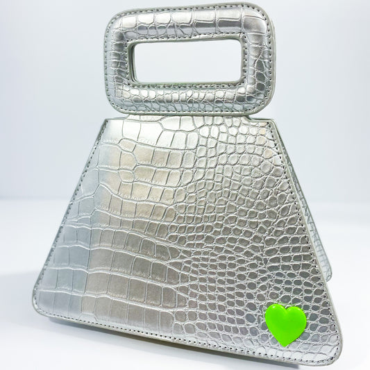 The Silver Triangle Bag